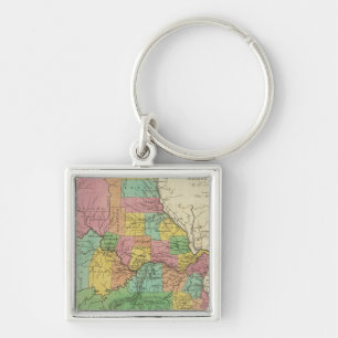 New Map Of Missouri Key Ring