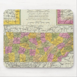 New Map Of Tennessee Mouse Pad