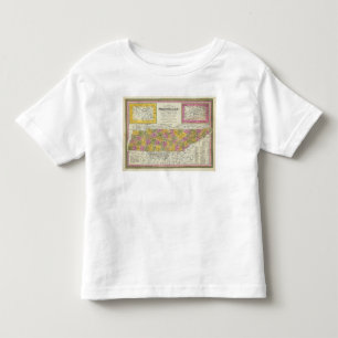 New Map Of Tennessee Toddler T-Shirt