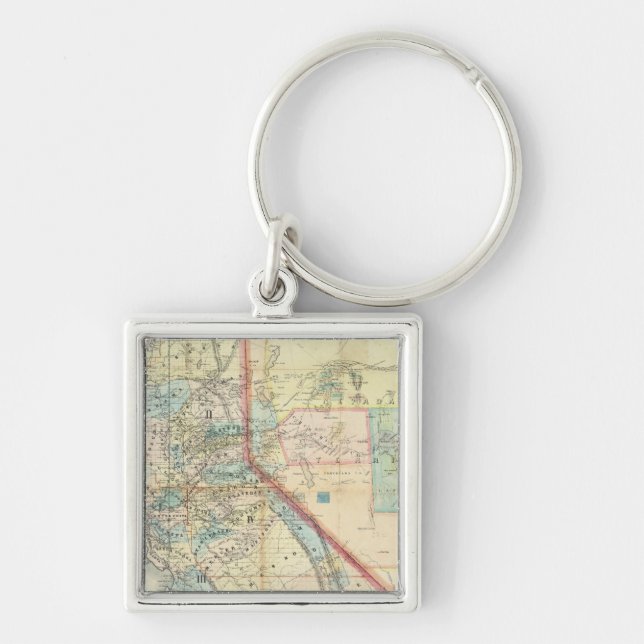 New Map of the State of California Key Ring (Front)