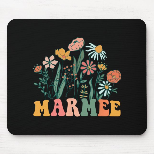 New Marmee Wildflower First Birthday &amp; Baby Sh Mouse Pad (Front)