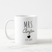New Marriage Couple - Personalised Mr and Mrs