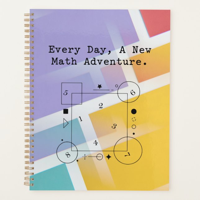 New Math Adventure Daily | Numerical Journey Planner (Front)