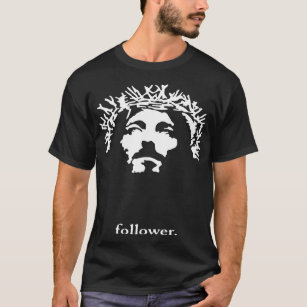 New Mens Printed Jesus Christ Face Christian Relig T-Shirt