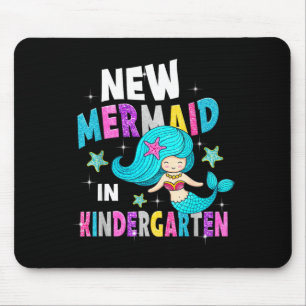 New mermaid in kindergarten girls kids funny back mouse pad