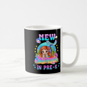 New mermaid in pre-k cute back to school preschool coffee mug