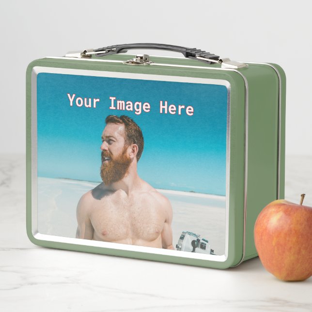 NEW! Metal Lunchbox - Green - Custom (In Situ)