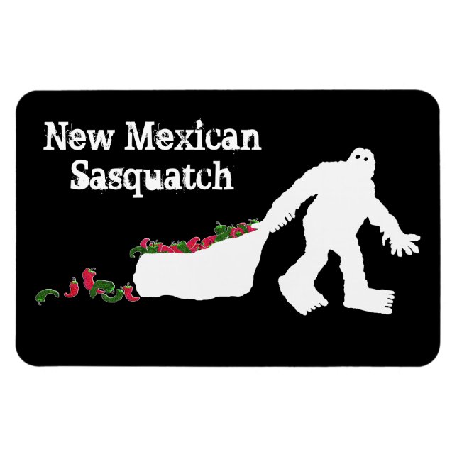 New Mexican Sasquatch Magnet (Horizontal)