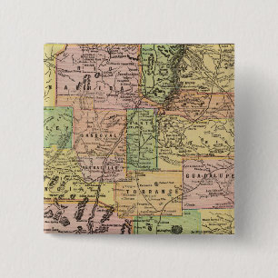 New Mexico 15 Cm Square Badge