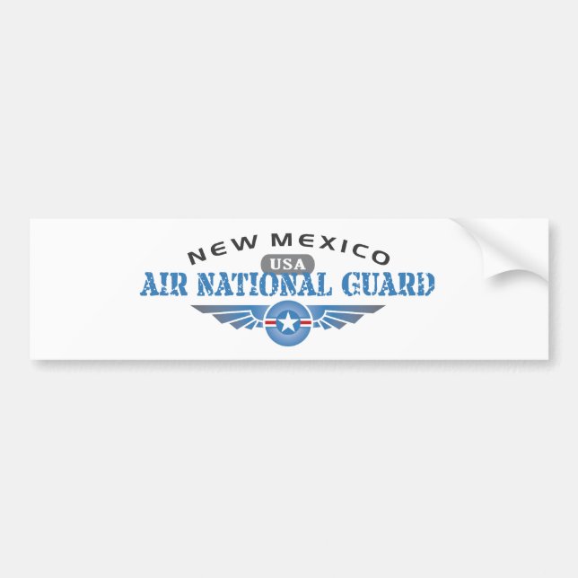New Mexico Air National Guard Bumper Sticker (Front)