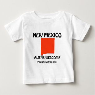 New Mexico - Aliens Welcome Baby T-Shirt