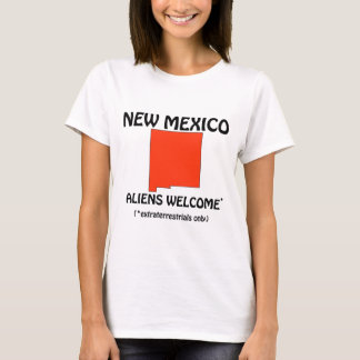 New Mexico - Aliens Welcome T-Shirt