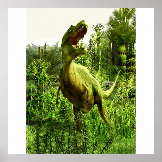New Mexico Allosaurus Poster (Front)
