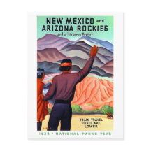 New Mexico and Arizona Rockies, vintage travel