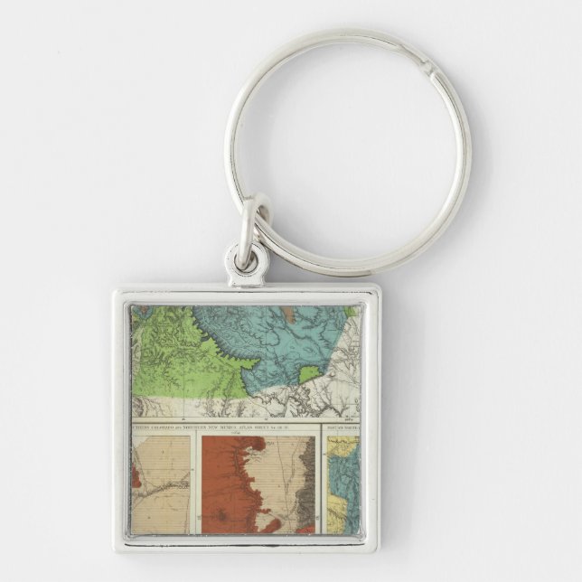 New Mexico and Colorade Key Ring (Front)