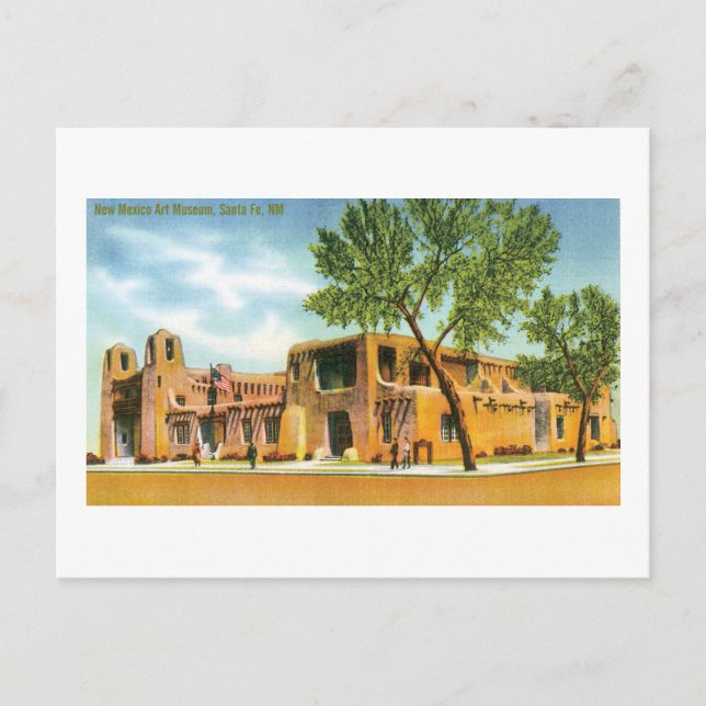 New Mexico Art Museum, Santa Fe, NM Postcard (Front)