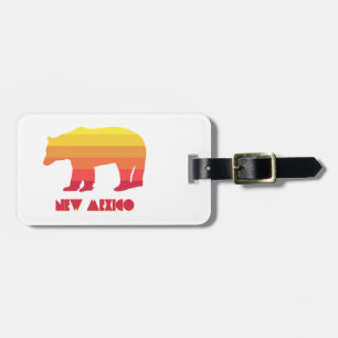 New Mexico Bear Luggage Tag