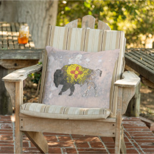 New Mexico Buffalo Spirit Cushion