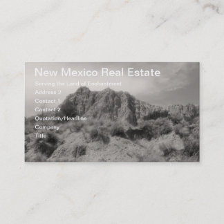 New Mexico Canyon Appointment Card