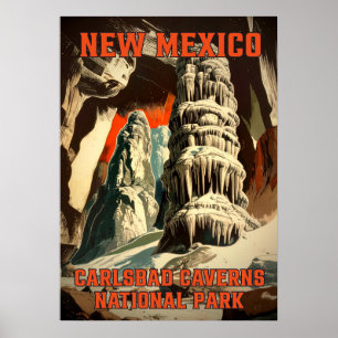 New Mexico Carlsbad Caverns National Park V02 Poster