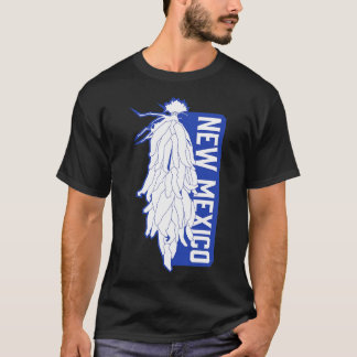 New Mexico Chile Ristra in Blue T-Shirt