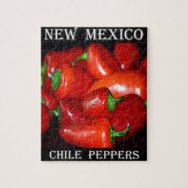 New Mexico Chilli Peppers (Chile) Jigsaw Puzzle (Vertical)