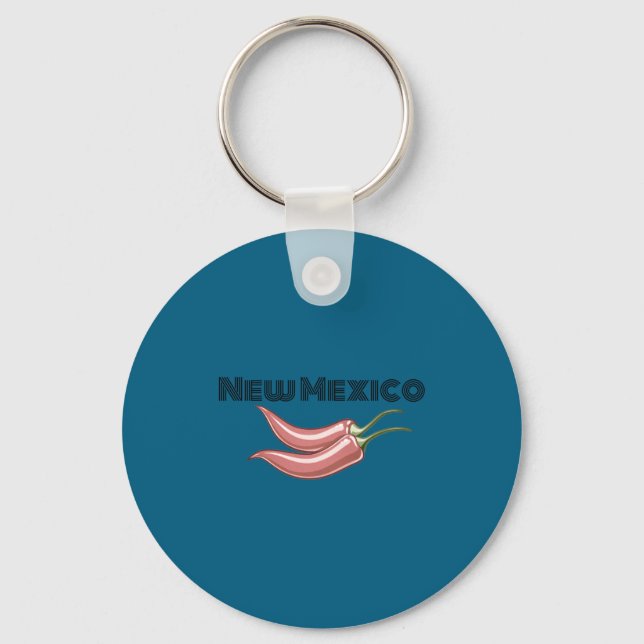 New Mexico Chilli Peppers  Key Ring (Front)