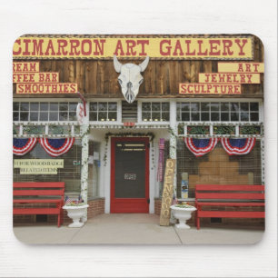 New Mexico, Cimarron. Cimarron art gallery, New Mouse Pad