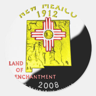 New Mexico Classic Round Sticker