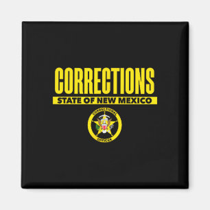 New Mexico Correctional Officer Thin Gray Line Magnet