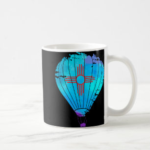New Mexico Festival Hot Air Balloon Zia Gift  Coffee Mug