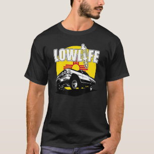 New Mexico Flag Chicano Cholo 3 Wheelin Mens Lowr T-Shirt