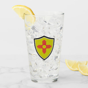 New Mexico flag Glass