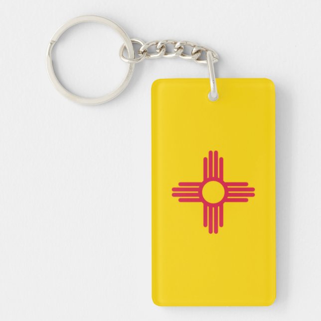 New Mexico flag Key Ring (Front)
