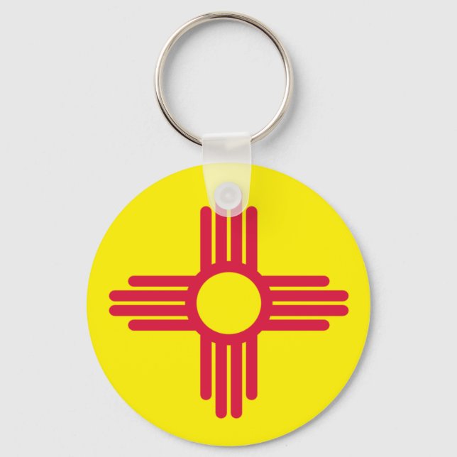 New Mexico flag Key Ring (Front)