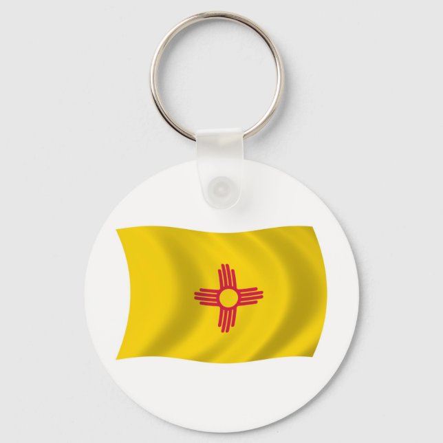 New Mexico Flag Keychain (Front)