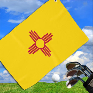 New Mexico Flag & New Mexico State USA golf /sport Towel