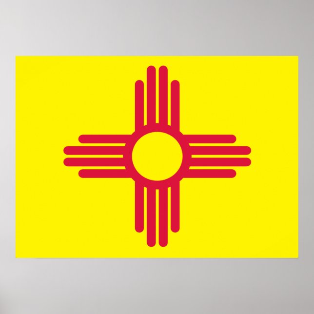 New Mexico flag Poster (Front)