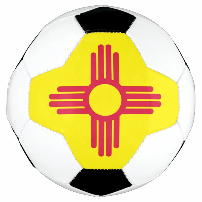 New Mexico flag Soccer Ball (Front)