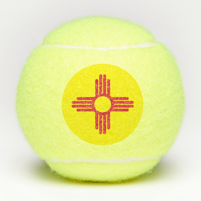 New Mexico flag Tennis Balls (Front)