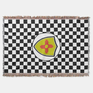 New Mexico flag Throw Blanket