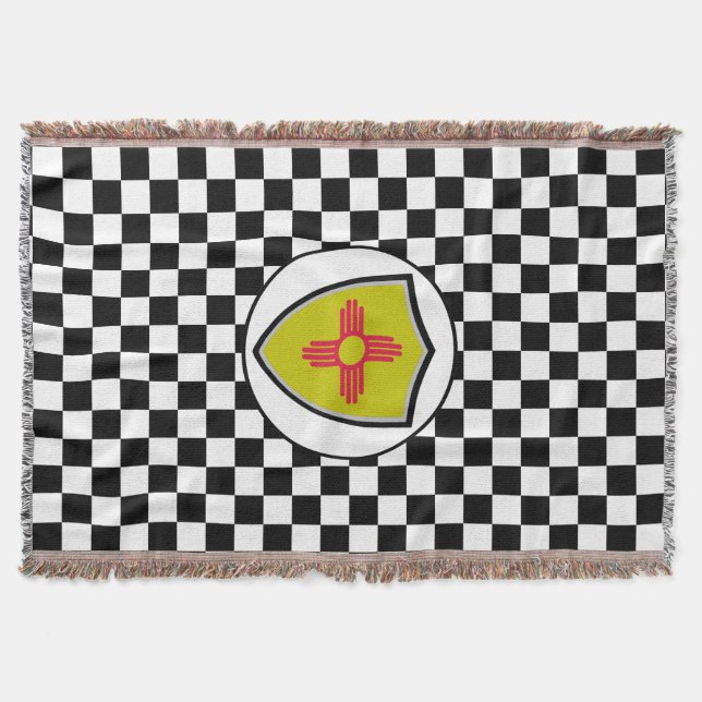 New Mexico flag Throw Blanket (Front)