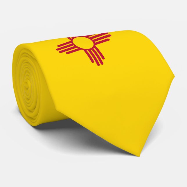 New Mexico Flag Tie (Rolled)