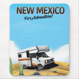 New Mexico "For Adventure" Travel poster Mouse Pad