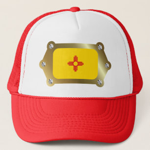 New Mexico framed Flag Hat