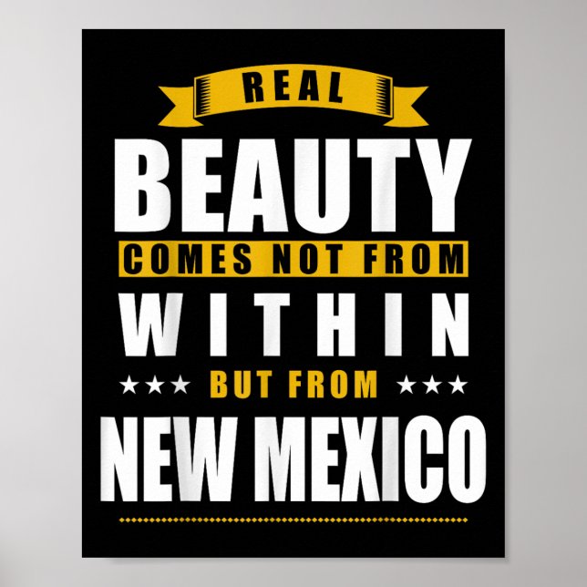 New Mexico - Funny D City Gift  Poster (Front)