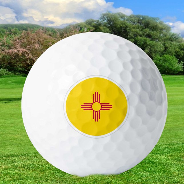 New Mexico Golf Balls, state Flag / Patriots Golf Balls (Creator Uploaded)