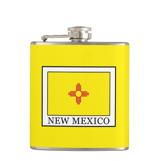 New Mexico Hip Flask (Front)