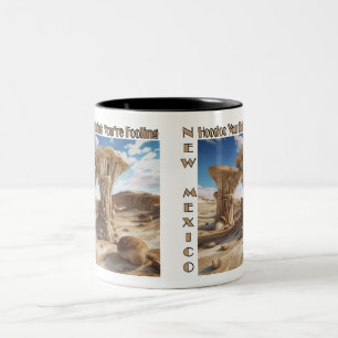 New Mexico Hoodoos  Two-Tone Coffee Mug