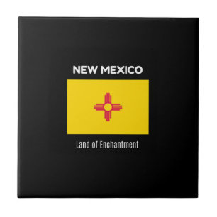 New Mexico, Land of Enchantment Ceramic Tile
